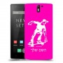 ילד סקייטבורד כיסוי מגן קשיח בעיצוב אישי עם השם שלך ל OnePlus One יחידה אחת סקרין מובייל