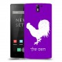 תרנגול כיסוי מגן קשיח בעיצוב אישי עם השם שלך ל OnePlus One יחידה אחת סקרין מובייל