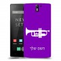 חצוצרה כיסוי מגן קשיח בעיצוב אישי עם השם שלך ל OnePlus One יחידה אחת סקרין מובייל