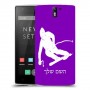 סקִי כיסוי מגן קשיח בעיצוב אישי עם השם שלך ל OnePlus One יחידה אחת סקרין מובייל