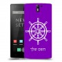 הגה - קפטן - ים כיסוי מגן קשיח בעיצוב אישי עם השם שלך ל OnePlus One יחידה אחת סקרין מובייל