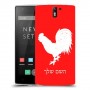תרנגול כיסוי מגן קשיח בעיצוב אישי עם השם שלך ל OnePlus One יחידה אחת סקרין מובייל