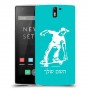 ילד סקייטבורד כיסוי מגן קשיח בעיצוב אישי עם השם שלך ל OnePlus One יחידה אחת סקרין מובייל
