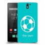 כדורגל - כדור כיסוי מגן קשיח בעיצוב אישי עם השם שלך ל OnePlus One יחידה אחת סקרין מובייל