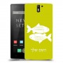 דגים כיסוי מגן קשיח בעיצוב אישי עם השם שלך ל OnePlus One יחידה אחת סקרין מובייל