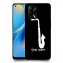 סקספון כיסוי מגן קשיח בעיצוב אישי עם השם שלך ל Oppo A74 יחידה אחת סקרין מובייל