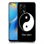 סמל יינג יאנג - סין כיסוי מגן קשיח בעיצוב אישי עם השם שלך ל Oppo A74 יחידה אחת סקרין מובייל