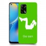 אימון ספורט - אישה כיסוי מגן קשיח בעיצוב אישי עם השם שלך ל Oppo A74 יחידה אחת סקרין מובייל