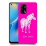 זברה כיסוי מגן קשיח בעיצוב אישי עם השם שלך ל Oppo A74 יחידה אחת סקרין מובייל