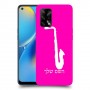 סקספון כיסוי מגן קשיח בעיצוב אישי עם השם שלך ל Oppo A74 יחידה אחת סקרין מובייל