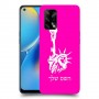 פסל החירות כיסוי מגן קשיח בעיצוב אישי עם השם שלך ל Oppo A74 יחידה אחת סקרין מובייל