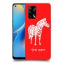 זברה כיסוי מגן קשיח בעיצוב אישי עם השם שלך ל Oppo A74 יחידה אחת סקרין מובייל