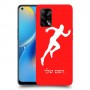 רץ כיסוי מגן קשיח בעיצוב אישי עם השם שלך ל Oppo A74 יחידה אחת סקרין מובייל