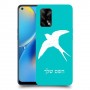 ציפור לבלוע כיסוי מגן קשיח בעיצוב אישי עם השם שלך ל Oppo A74 יחידה אחת סקרין מובייל