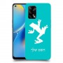 צפרדע טרופית כיסוי מגן קשיח בעיצוב אישי עם השם שלך ל Oppo A74 יחידה אחת סקרין מובייל