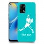 שחקן טניס כיסוי מגן קשיח בעיצוב אישי עם השם שלך ל Oppo A74 יחידה אחת סקרין מובייל