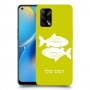 דגים כיסוי מגן קשיח בעיצוב אישי עם השם שלך ל Oppo A74 יחידה אחת סקרין מובייל