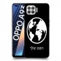 עולם כיסוי מגן קשיח בעיצוב אישי עם השם שלך ל Oppo A93 יחידה אחת סקרין מובייל