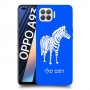 זברה כיסוי מגן קשיח בעיצוב אישי עם השם שלך ל Oppo A93 יחידה אחת סקרין מובייל