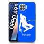 סקִי כיסוי מגן קשיח בעיצוב אישי עם השם שלך ל Oppo A93 יחידה אחת סקרין מובייל