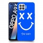 סמיילי כיסוי מגן קשיח בעיצוב אישי עם השם שלך ל Oppo A93 יחידה אחת סקרין מובייל