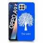 עץ כיסוי מגן קשיח בעיצוב אישי עם השם שלך ל Oppo A93 יחידה אחת סקרין מובייל