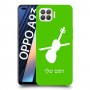 כינור כיסוי מגן קשיח בעיצוב אישי עם השם שלך ל Oppo A93 יחידה אחת סקרין מובייל