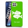 דגים כיסוי מגן קשיח בעיצוב אישי עם השם שלך ל Oppo A93 יחידה אחת סקרין מובייל