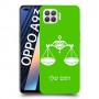 מאזניים כיסוי מגן קשיח בעיצוב אישי עם השם שלך ל Oppo A93 יחידה אחת סקרין מובייל