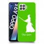 סמוראי כיסוי מגן קשיח בעיצוב אישי עם השם שלך ל Oppo A93 יחידה אחת סקרין מובייל