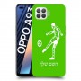 שחקן כדורגל כיסוי מגן קשיח בעיצוב אישי עם השם שלך ל Oppo A93 יחידה אחת סקרין מובייל