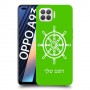 הגה - קפטן - ים כיסוי מגן קשיח בעיצוב אישי עם השם שלך ל Oppo A93 יחידה אחת סקרין מובייל