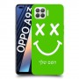 סמיילי כיסוי מגן קשיח בעיצוב אישי עם השם שלך ל Oppo A93 יחידה אחת סקרין מובייל