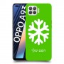 שלג כיסוי מגן קשיח בעיצוב אישי עם השם שלך ל Oppo A93 יחידה אחת סקרין מובייל