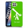 טלסקופ כיסוי מגן קשיח בעיצוב אישי עם השם שלך ל Oppo A93 יחידה אחת סקרין מובייל