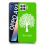 עץ כיסוי מגן קשיח בעיצוב אישי עם השם שלך ל Oppo A93 יחידה אחת סקרין מובייל