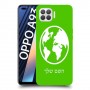 עולם כיסוי מגן קשיח בעיצוב אישי עם השם שלך ל Oppo A93 יחידה אחת סקרין מובייל
