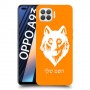 זאב כיסוי מגן קשיח בעיצוב אישי עם השם שלך ל Oppo A93 יחידה אחת סקרין מובייל