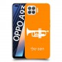 חצוצרה כיסוי מגן קשיח בעיצוב אישי עם השם שלך ל Oppo A93 יחידה אחת סקרין מובייל