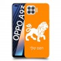אריה כיסוי מגן קשיח בעיצוב אישי עם השם שלך ל Oppo A93 יחידה אחת סקרין מובייל