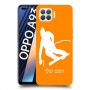 סקִי כיסוי מגן קשיח בעיצוב אישי עם השם שלך ל Oppo A93 יחידה אחת סקרין מובייל