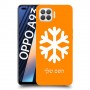 שלג כיסוי מגן קשיח בעיצוב אישי עם השם שלך ל Oppo A93 יחידה אחת סקרין מובייל