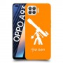 טלסקופ כיסוי מגן קשיח בעיצוב אישי עם השם שלך ל Oppo A93 יחידה אחת סקרין מובייל