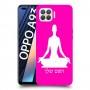 יוגה כיסוי מגן קשיח בעיצוב אישי עם השם שלך ל Oppo A93 יחידה אחת סקרין מובייל