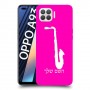 סקספון כיסוי מגן קשיח בעיצוב אישי עם השם שלך ל Oppo A93 יחידה אחת סקרין מובייל