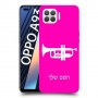 חצוצרה כיסוי מגן קשיח בעיצוב אישי עם השם שלך ל Oppo A93 יחידה אחת סקרין מובייל