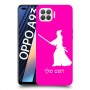 סמוראי כיסוי מגן קשיח בעיצוב אישי עם השם שלך ל Oppo A93 יחידה אחת סקרין מובייל