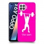 הרמת משקולות כיסוי מגן קשיח בעיצוב אישי עם השם שלך ל Oppo A93 יחידה אחת סקרין מובייל