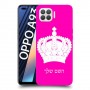 כתר מלכותי כיסוי מגן קשיח בעיצוב אישי עם השם שלך ל Oppo A93 יחידה אחת סקרין מובייל