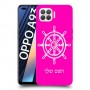 הגה - קפטן - ים כיסוי מגן קשיח בעיצוב אישי עם השם שלך ל Oppo A93 יחידה אחת סקרין מובייל